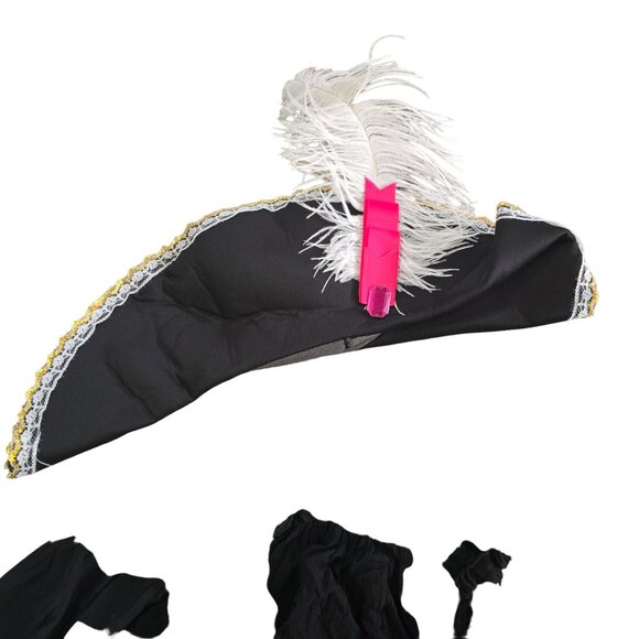 Renaissance Pirate halloween Costume gasparilla Dress Hat Boot Covers For Adult - Picture 8 of 10